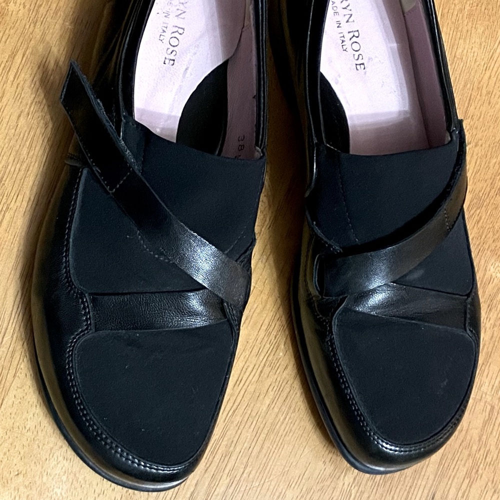 Black Taryn Rose loafers